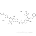 Acide 2-naphtalènesulfonique, 3- [2- [4- (acétylamino) phényl] diazényl] -4-hydroxy-7 - [[[[[5-hydroxy-6- (2-phényldiazényl) -7-sulfo-2-naphtalényl]] amino] carbonyl] amino] -, sel de sodium (1: 2) CAS 3441-14-3